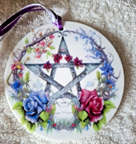 Pentagram hanging ornament - pentagram,