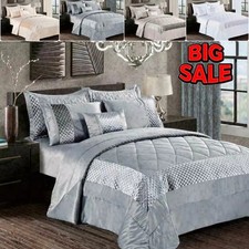 3 Piece Velvet Quilted