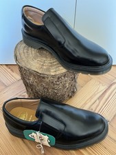 Black Leather Solovair Made in England Shoes size 7. New with Tags