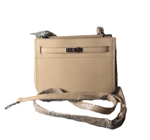 Long sons beige shoulder bag - long,