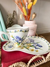 Leonardo Collection Blue Iris Teacup And Saucer