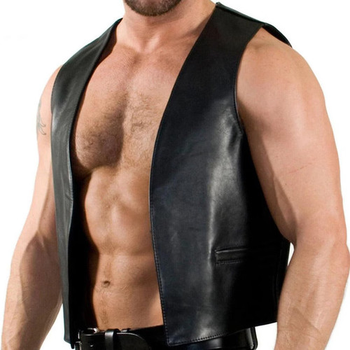 Mens genuine leather bartender - mens,