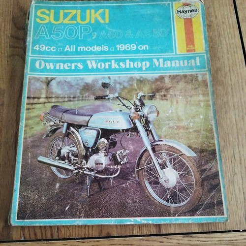 Haynes manual 328 suzuki a50p - suzuki,