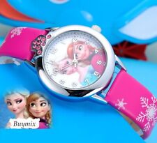 Girls Watch Princess Elsa Anna Frozen Wrist Watch Children Birthday Gift 