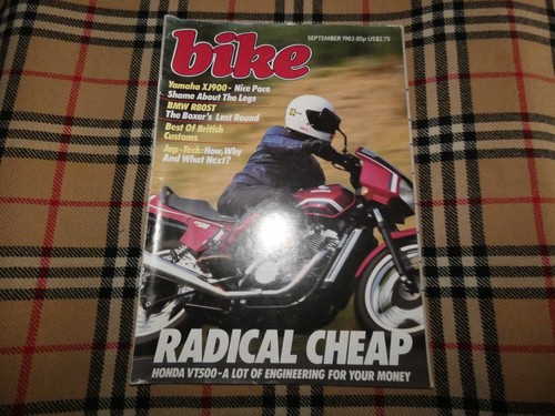 Bike magazine september 1983 - bike,