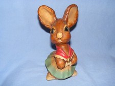 Pendelfin Mother Rabbit Red