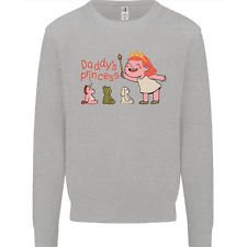 Daddys Princess Funny Unicorn Teddy Bear Mens Sweatshirt Jumper