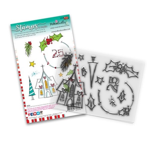 Polkadoodles holly blessings - polkadoodles,