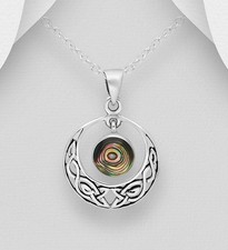 925 Sterling Silver Abalone