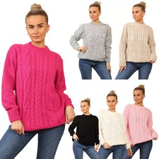 LADIES KNITTED CABLE KNIT