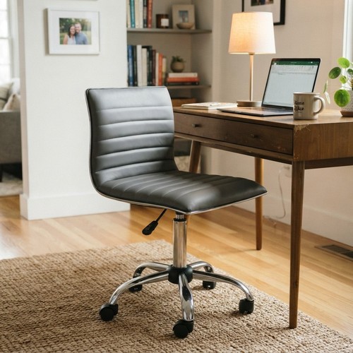 Elegant armless swivel desk - elegant,