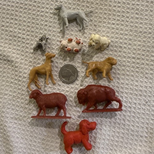 Lot miniature animals - 9,