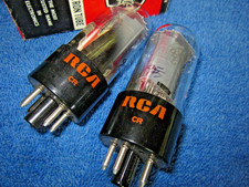 NIB Matched Pair RCA 6V6GTA