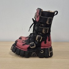 New Rock Reactor Black Leather