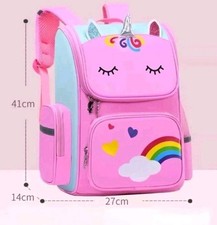 Kids Unicorn Backpack, Purple or Pink School Bag, Childs Travel Rucksack