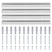 2 Pairs French Cleat Picture Hanger Z Bar Interlocking Wall Mount Bracket 80 Lbs