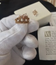 Royal Crown Tiara Ring With