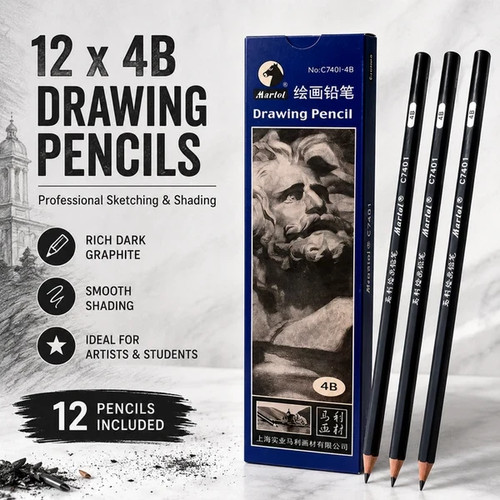 12x drawing sketching pencils - 12x,