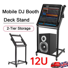 12U Mobile DJ Deck Stand DJ