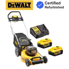 Dewalt DCMW564P2 Twin 18v / 36v XR Cordless 48cm Lawn Mower Brushless - 2 x 5ah