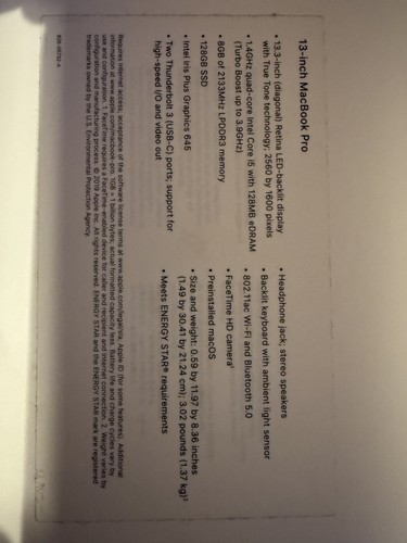 Apple macbook pro - apple, 13-inch