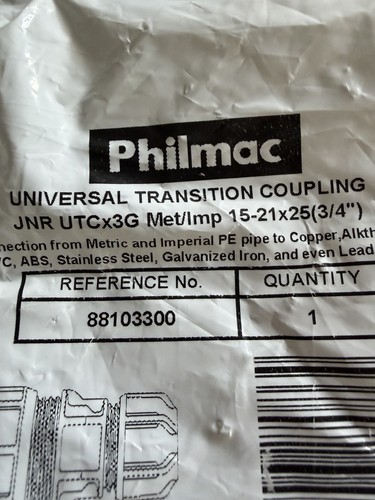Philmac universal transition - universal,