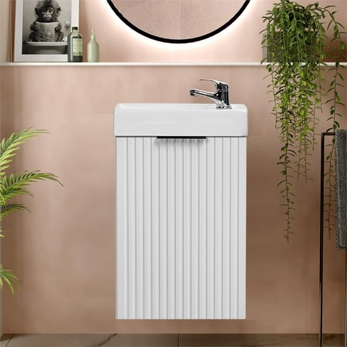 Cloakroom vanity unit small - cloakroom,