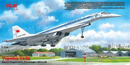 Icm 14402 tupolev 144d - icm, tu-144d