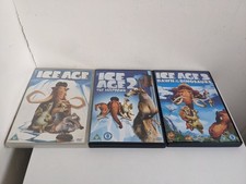 Ice Age 1, 2, 3, DVD Bundle Cert U Family Films Childrens