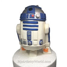 R2-D2 cake topper. Edible 3D