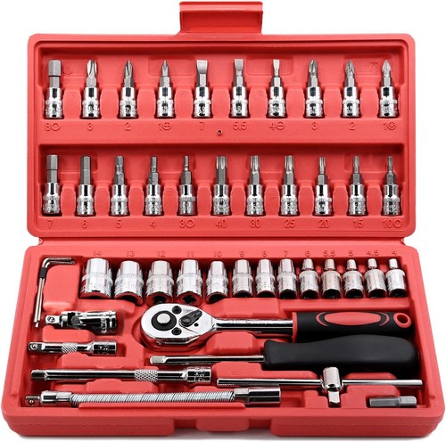 46pcs drive metric - 46pcs, socket