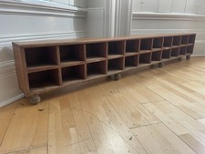 Vintage Long Pine Pigeon Holes