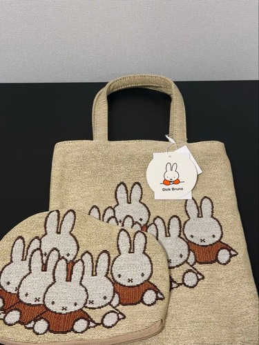 Miffy jacquard mini flat tote - miffy,