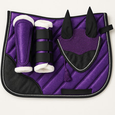 Saddle Pad Set with Ear Bonnet