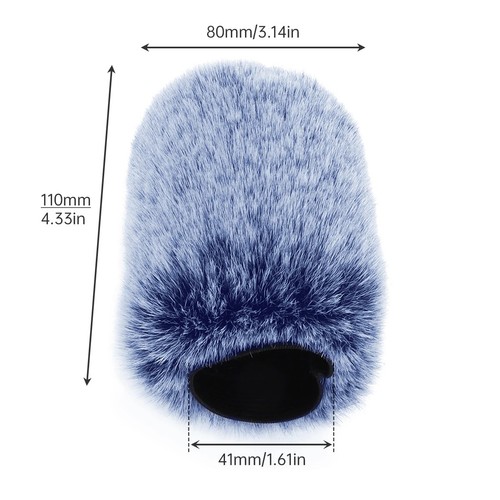 Microphone furry windscreen - microphone,