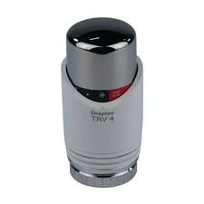 Drayton TRV4 Thermostatic Radiator Valve Head White Chrome 0725006 Free Shipping