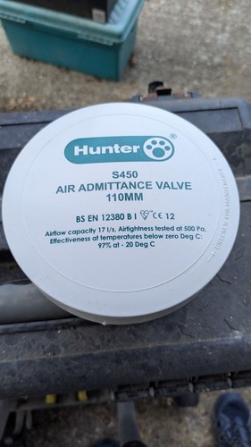Grey internal air admittance - internal,