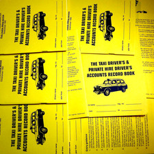 TAXI ACCOUNTS 7 day 53 week LOG BOOK record keeping meter cab driver tax account