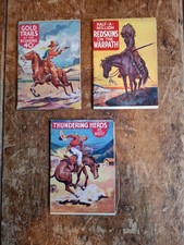 3 X Vintage Cowboy Comics . circa 1930 AMALGAMATED PRESS.