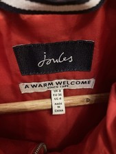 Joules Red Jacket 