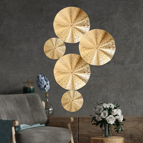 Pcs wall sculptures - 6,