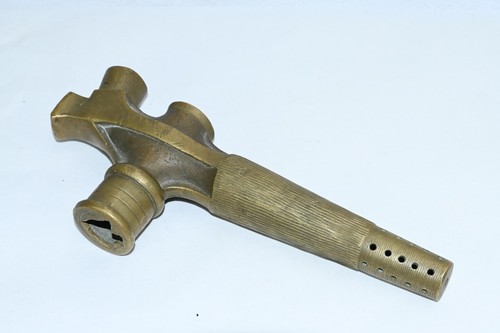 Vintage brass beer barrel tap - brass,