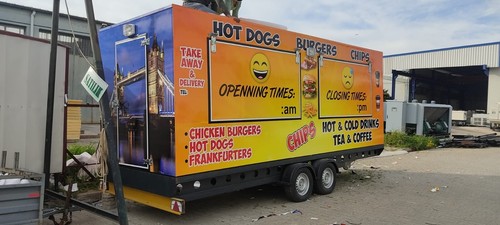 Catering trailer burger van - trailer,