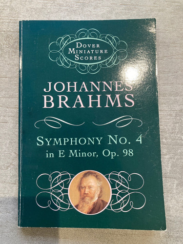 Brahms symphony op 98 - op,