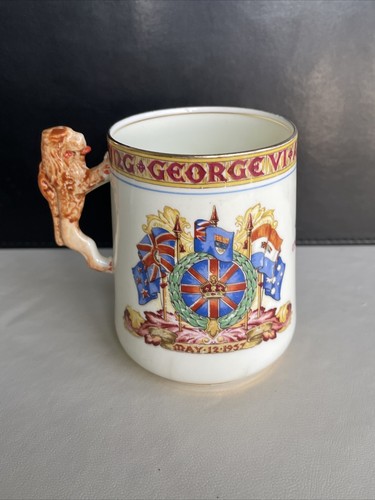 1937 coronation mug paragon - coronation,