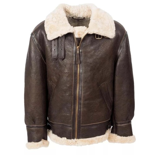 Men aviator shearling - aviator, b3
