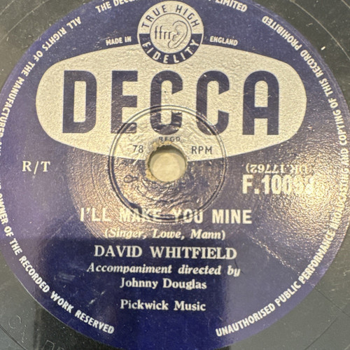 David whitfield make - david, you