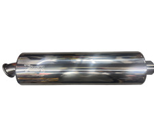 VIPER SLIP ON UNIVERSAL MOTORCYCLE RACE EXHAUST SILENCER - OVAL - E4/S29
