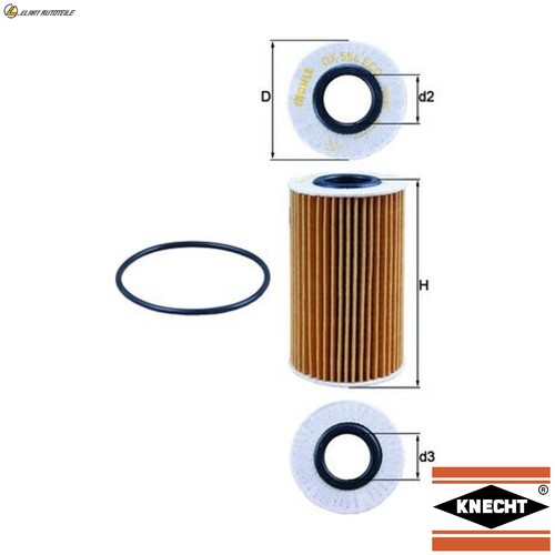 Oil filter 554d1 - filter,
