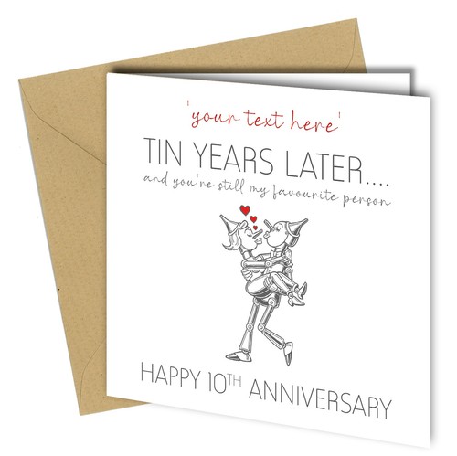 Cb001 personalised card tin - personalised, 'tin